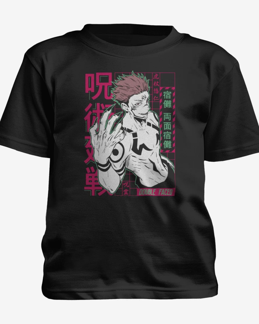 Polera de niño Negro de Sukuna