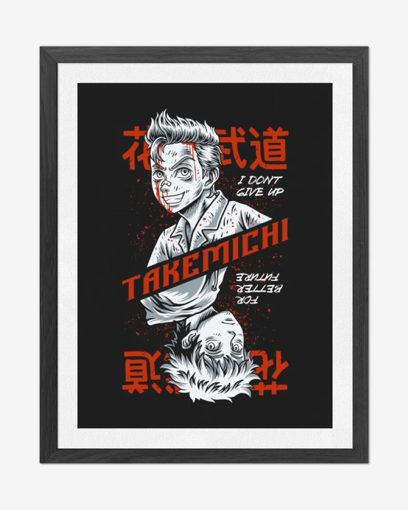 Cuadro decorativo Negro de Takemichi