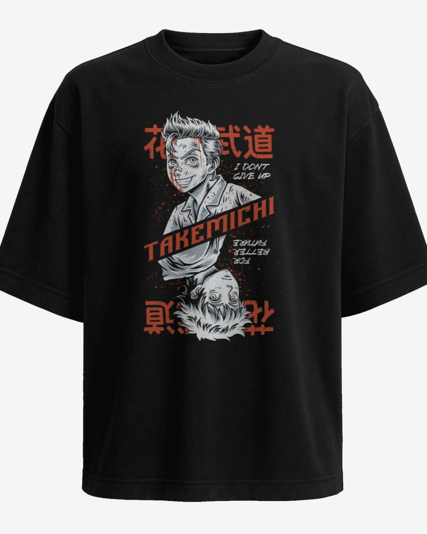 Polera Oversize Negro de Takemichi