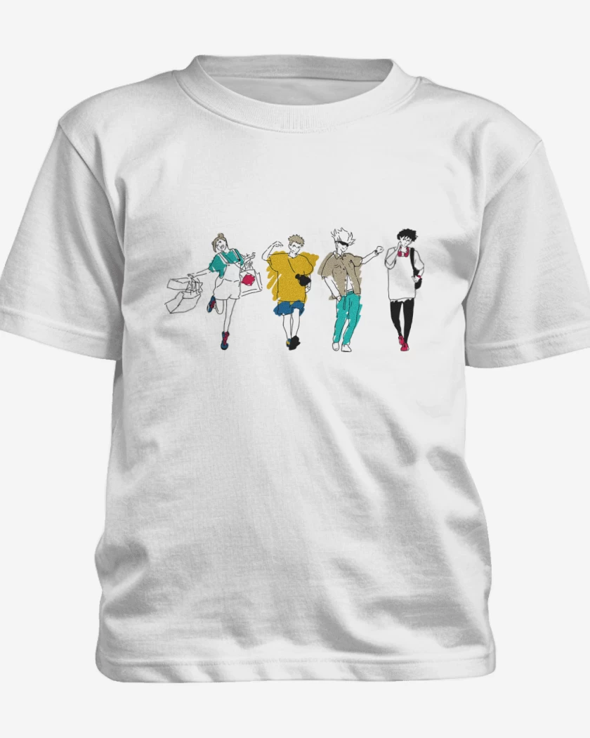 Polera de niño Blanco de Jujutsu Kaisen