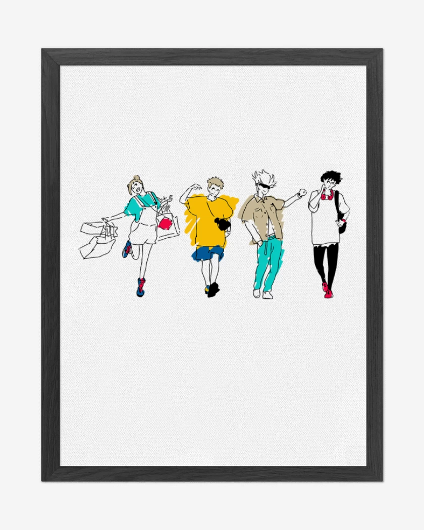Cuadro decorativo Blanco de Jujutsu Kaisen