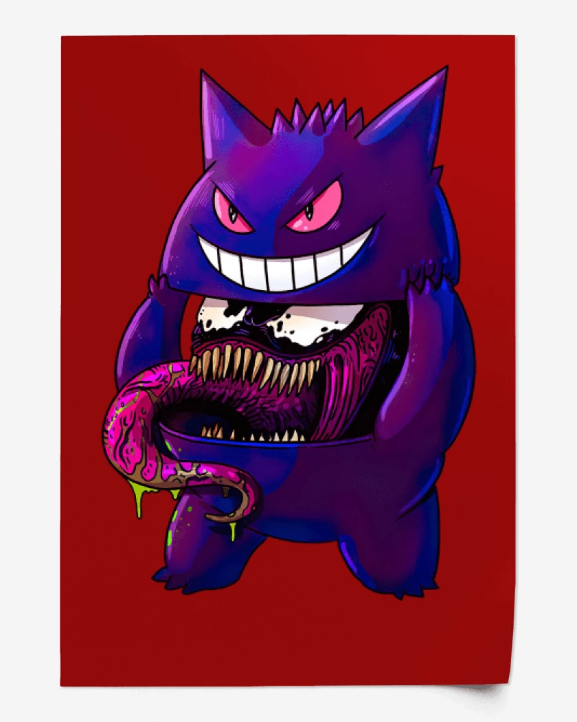 Print Gengar Desenmascarado