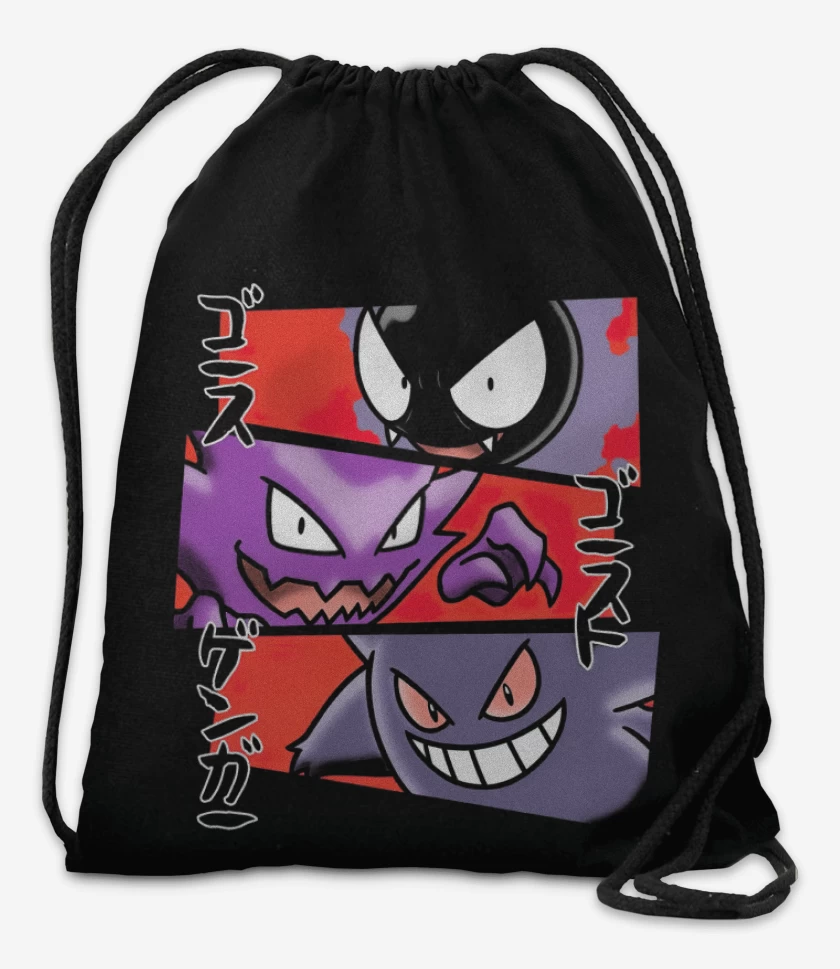 Mochila Negro de Gastly Hunter Gengar