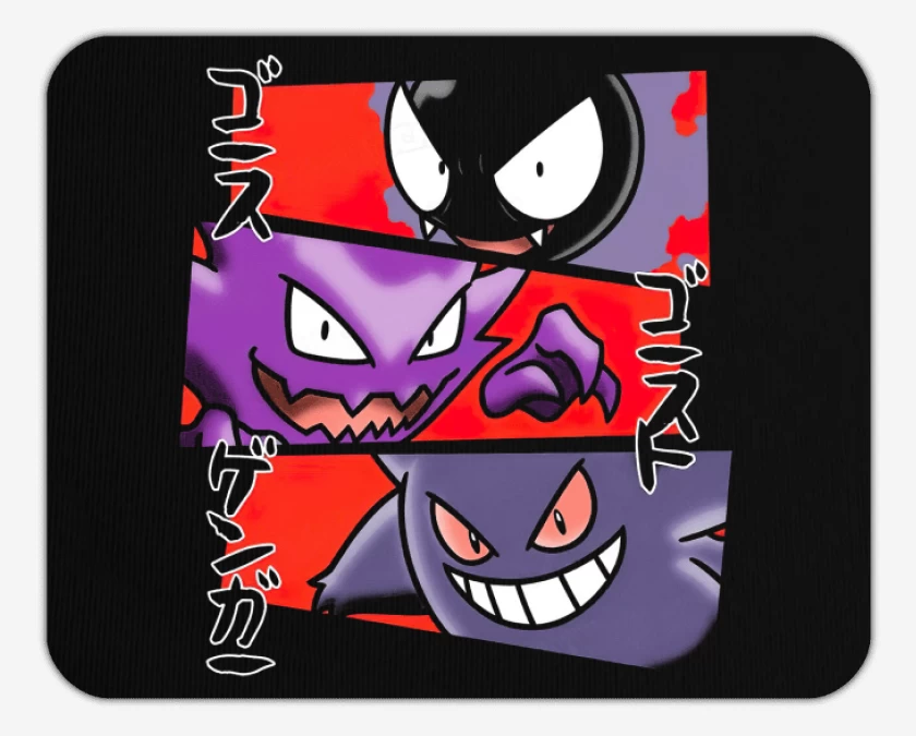 Mousepad Gastly Hunter Gengar