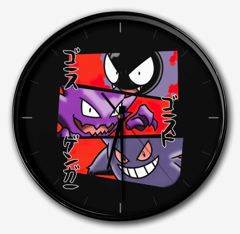 Reloj Negro de Gastly Hunter Gengar