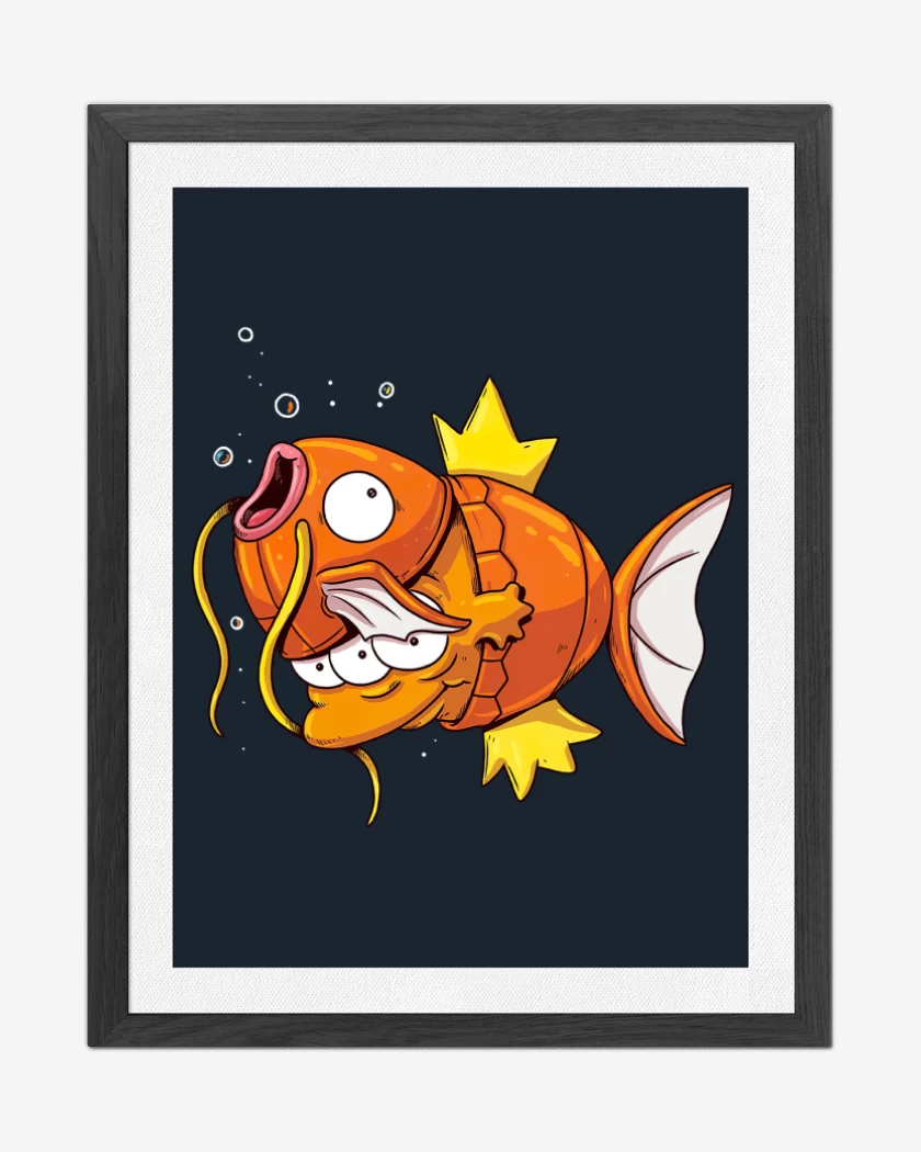 Cuadro decorativo Azul Marino de Magikarp Desenmascardo