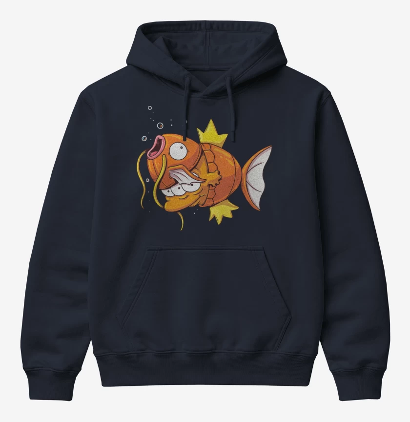 Poleron Canguro básico Magikarp Desenmascardo