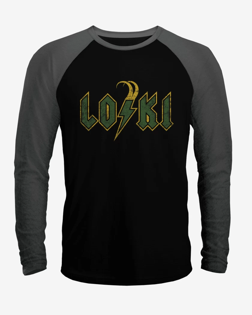 Polera Raglan loki acdc