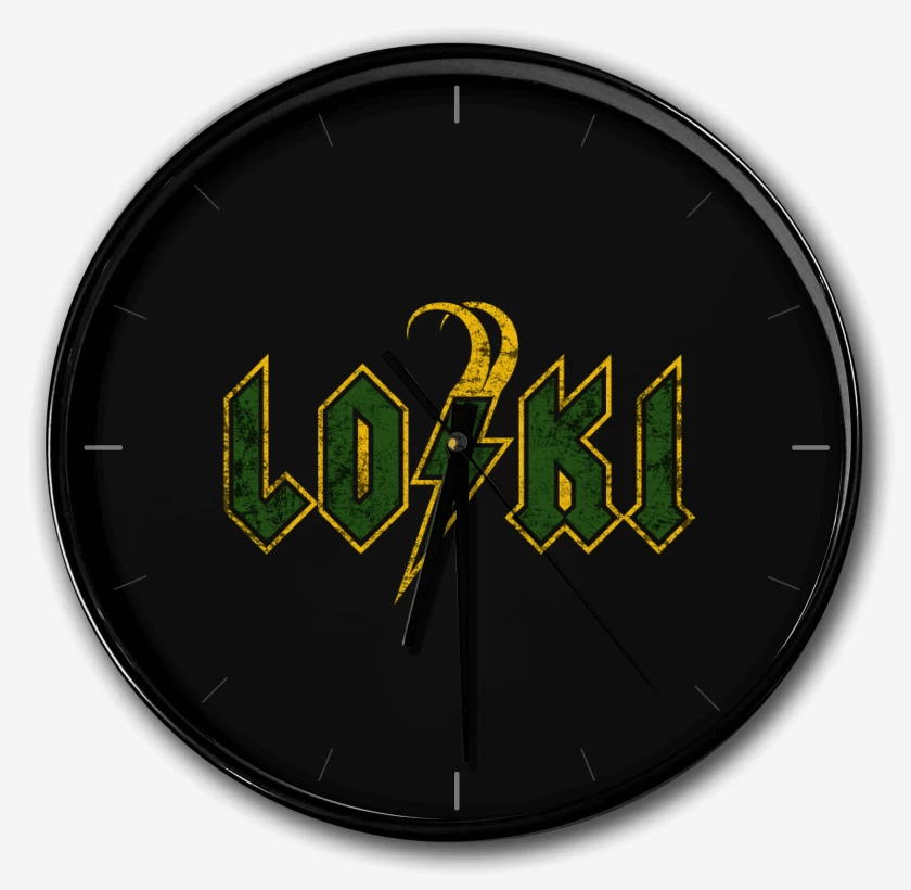 Reloj Negro de loki acdc