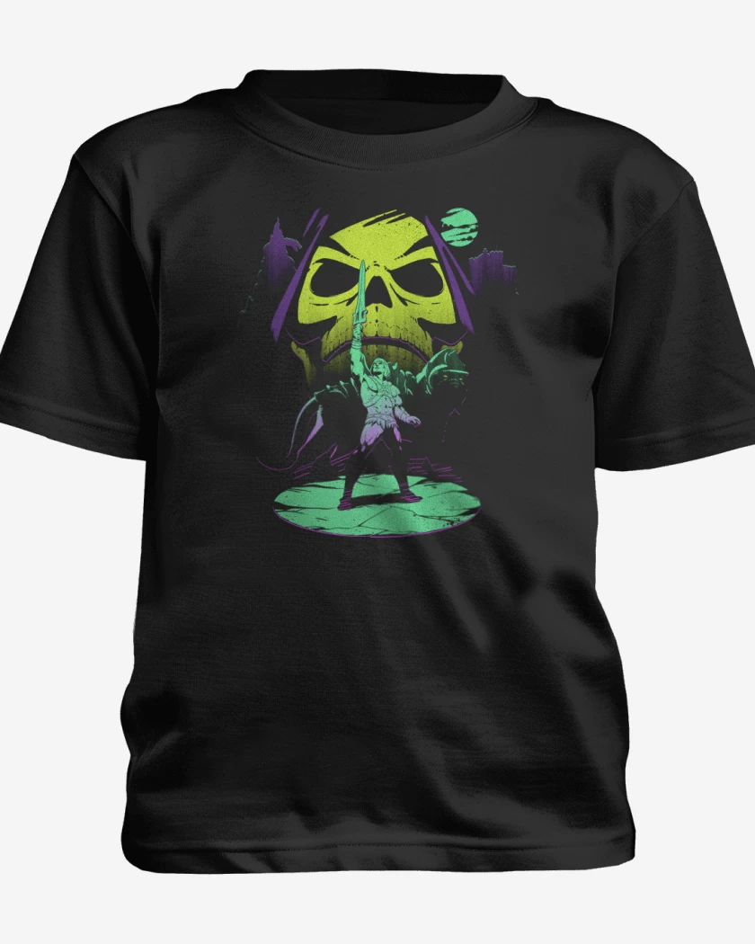 Polera de niño Negro de He man nuevo
