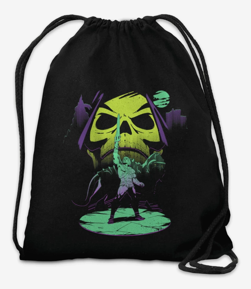 Mochila Negro de He man nuevo
