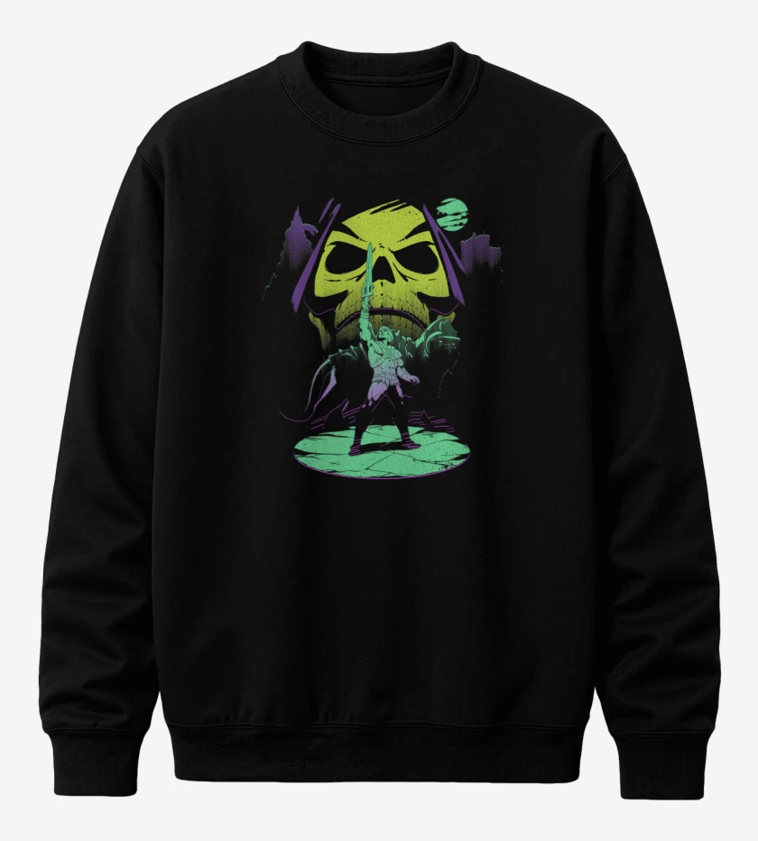 Poleron polo Negro de He man nuevo