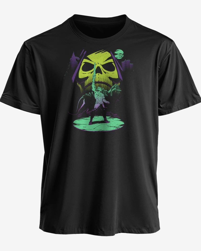 Polera premium Negro de He man nuevo