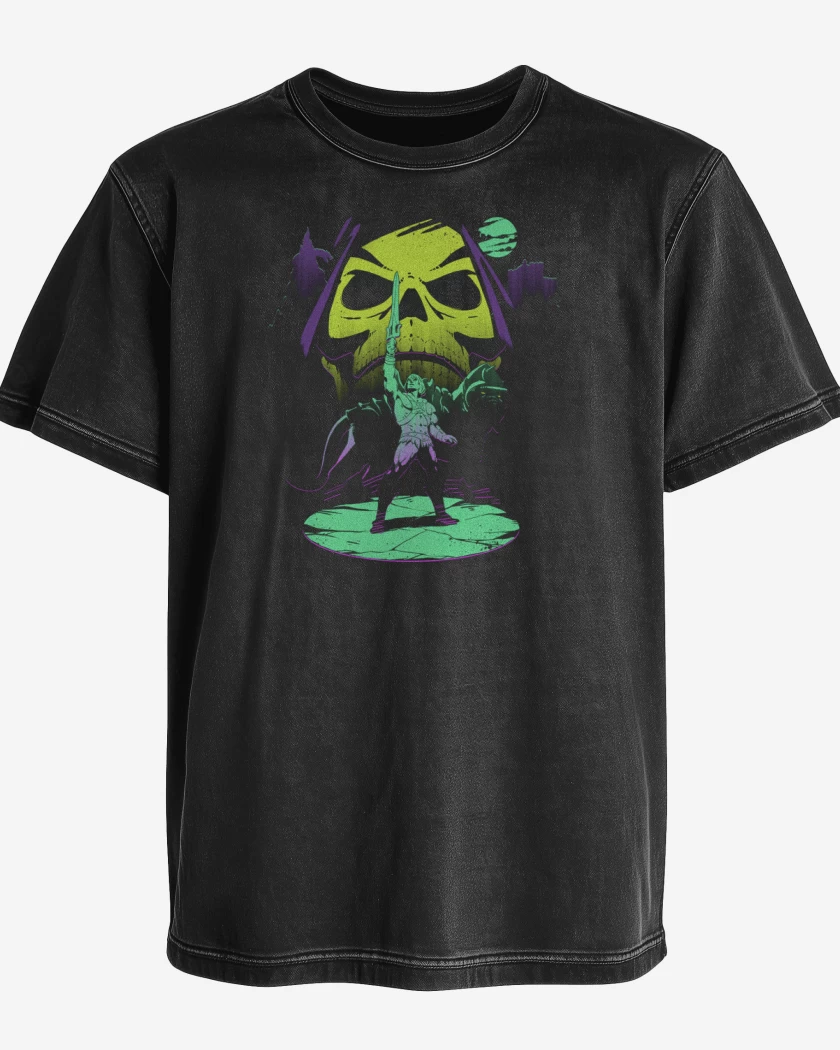 Polera desgastada He man nuevo