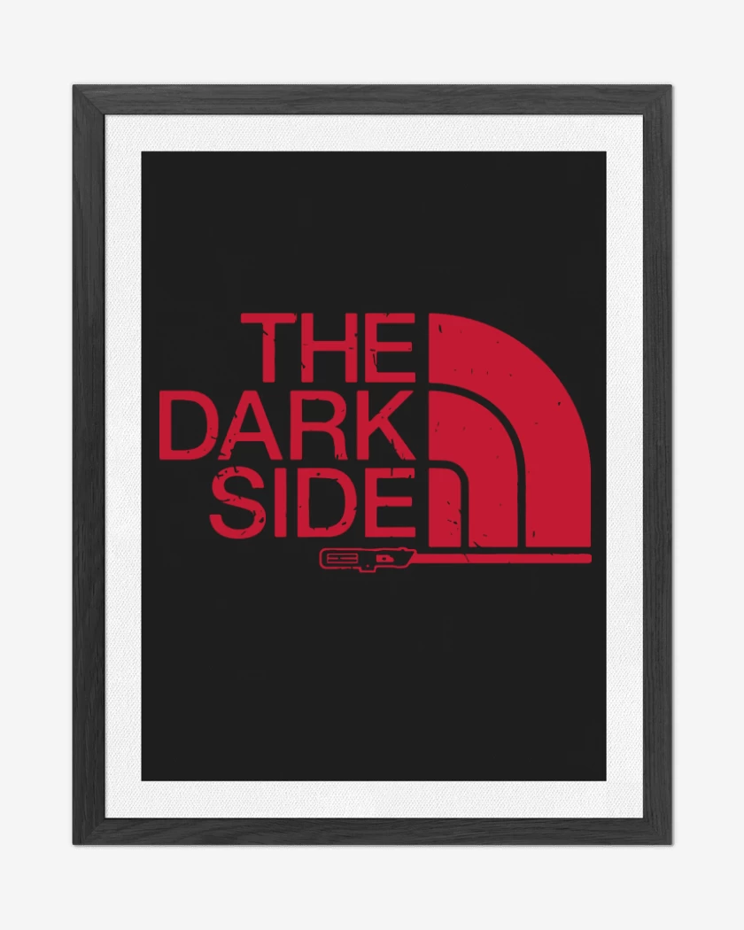 Cuadro decorativo Negro de The Dark Side