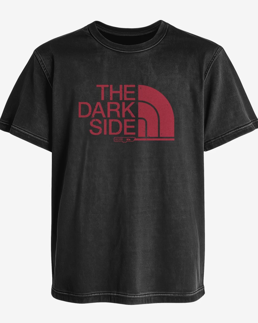 Polera desgastada Negro de The Dark Side