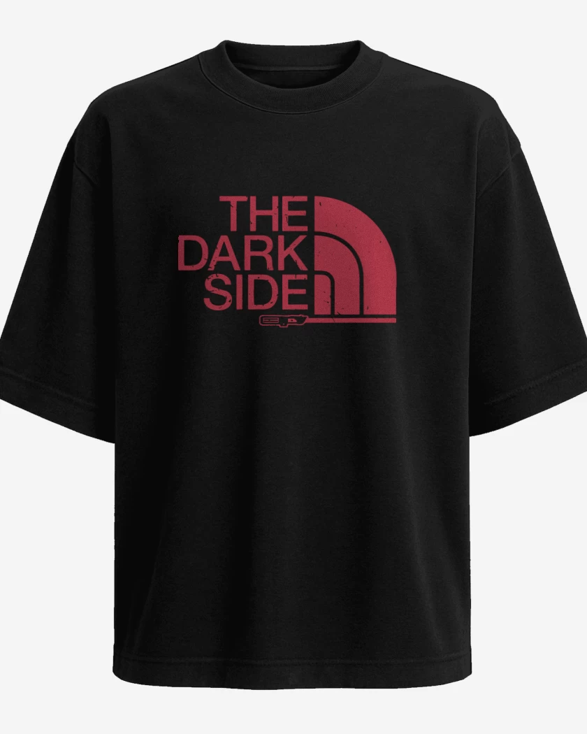 Polera Oversize Negro de The Dark Side