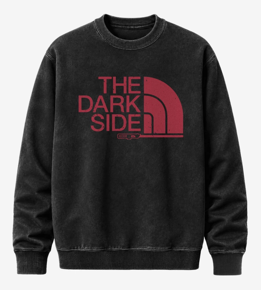 Poleron Polo Acid Wash Negro de The Dark Side