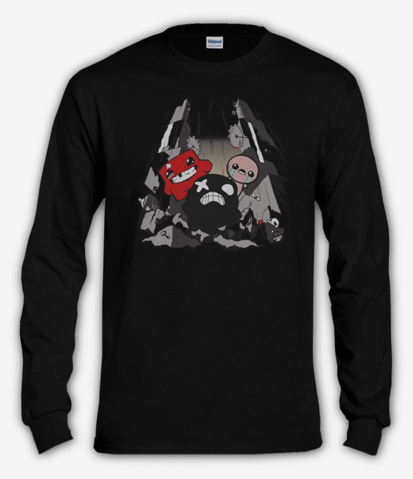 Polera manga larga Negro de Meat Isaac