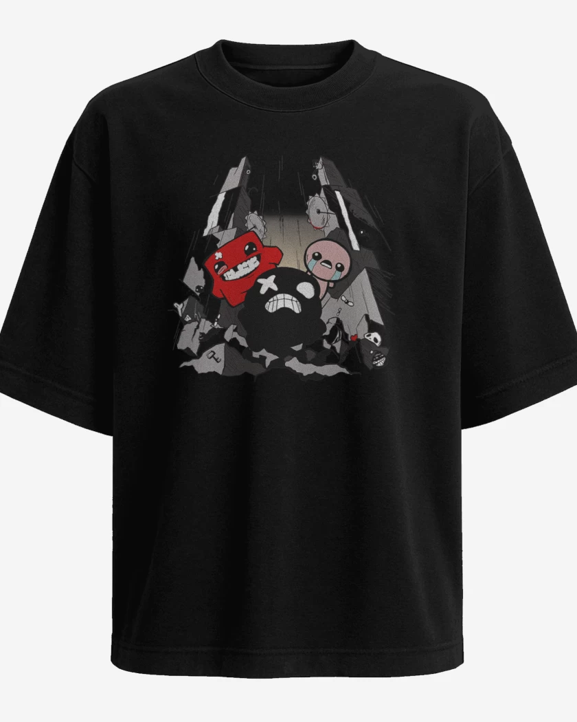 Polera Oversize Negro de Meat Isaac