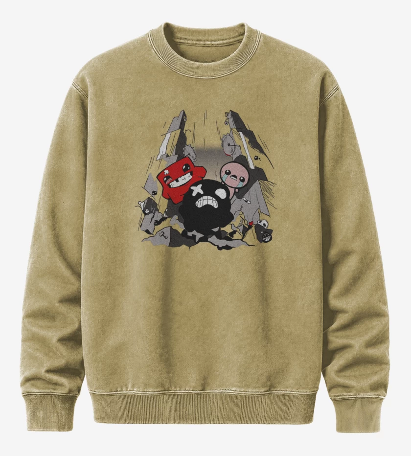 Poleron Polo Acid Wash Beige de Meat Isaac