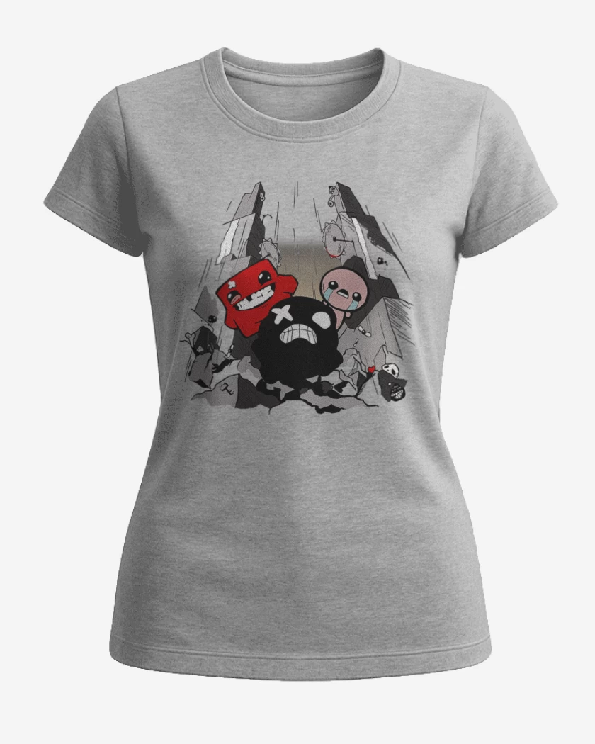Polera de Mujer Gris Melange de Meat Isaac