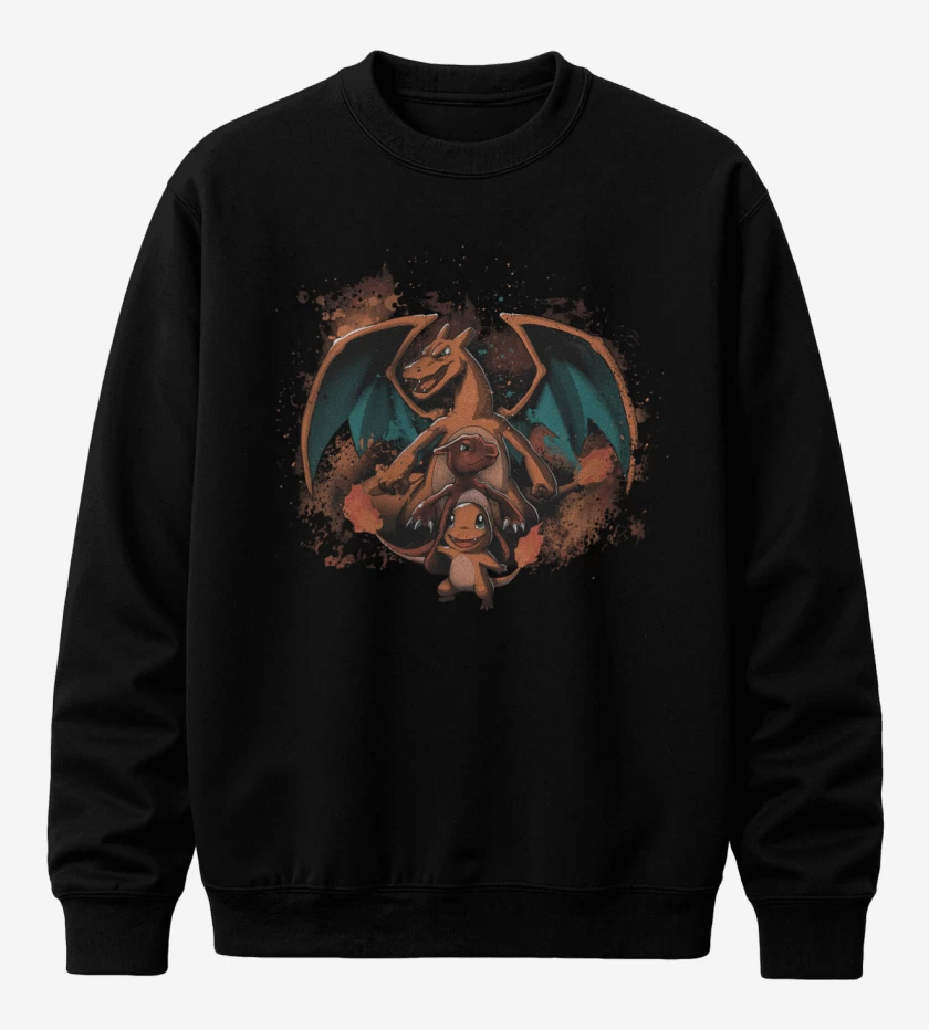 Poleron polo Negro de Los charmenders