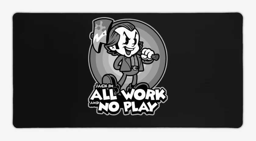 Mouse pad Gamer Jack Torrance Cartoon