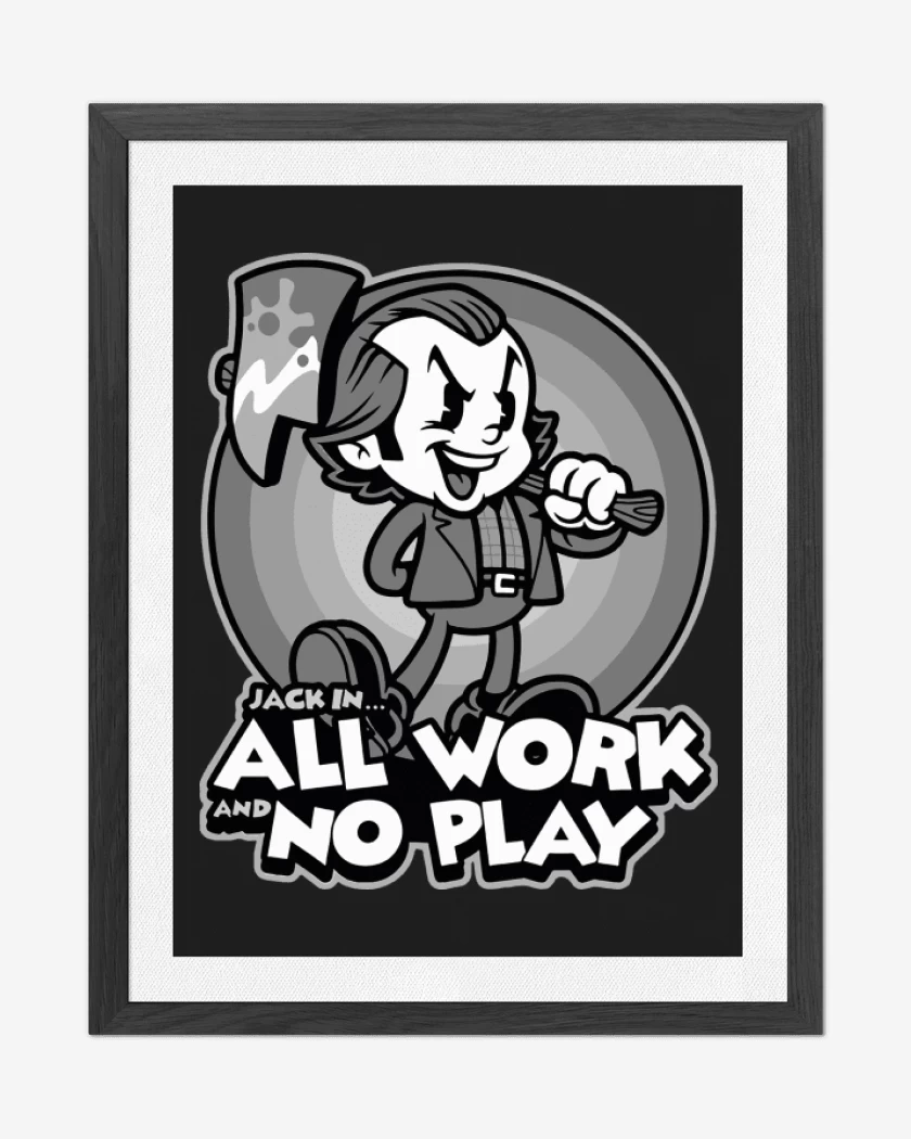 Cuadro decorativo Jack Torrance Cartoon