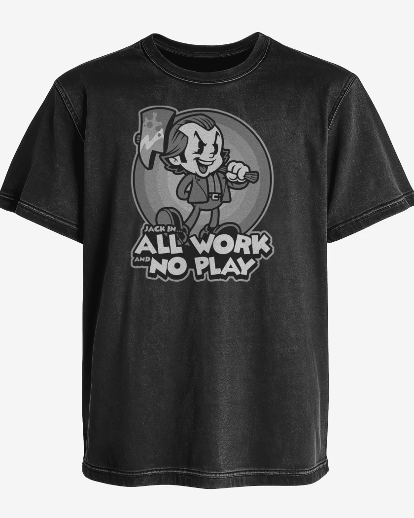 Polera desgastada Jack Torrance Cartoon