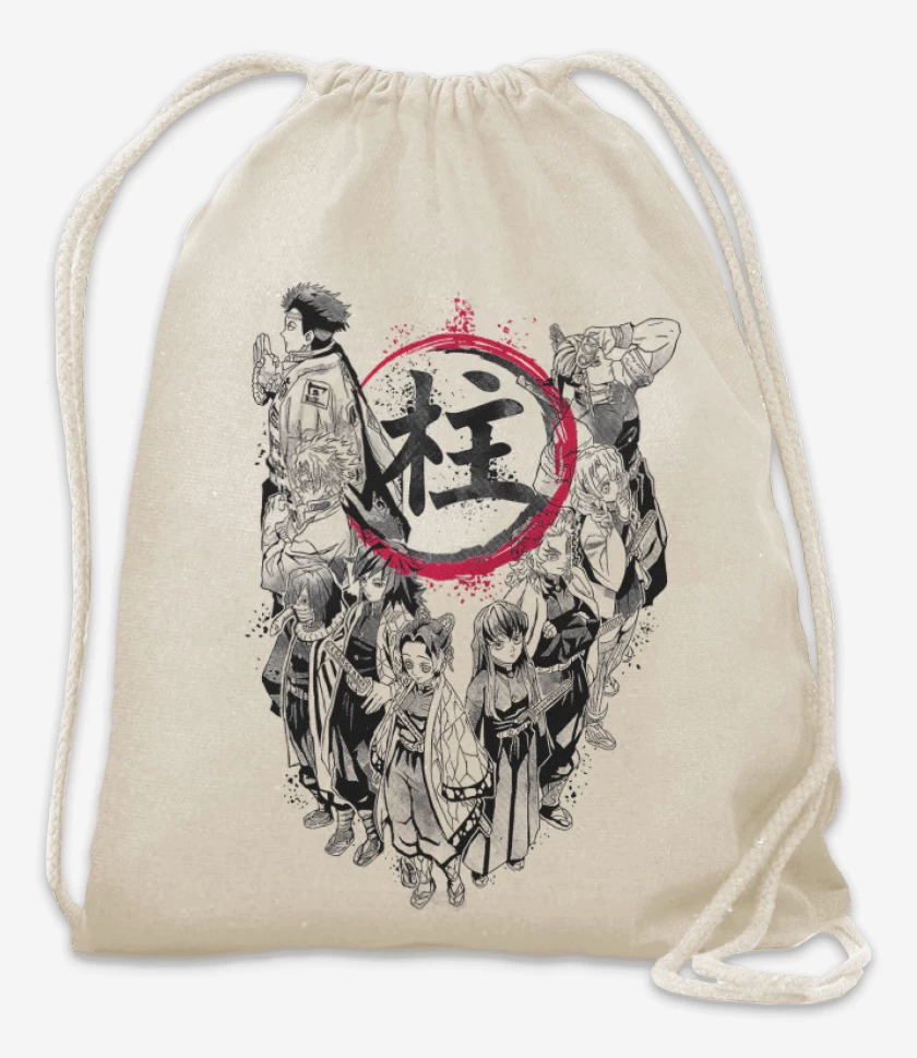 Mochila Blanco de Pilares Hashira