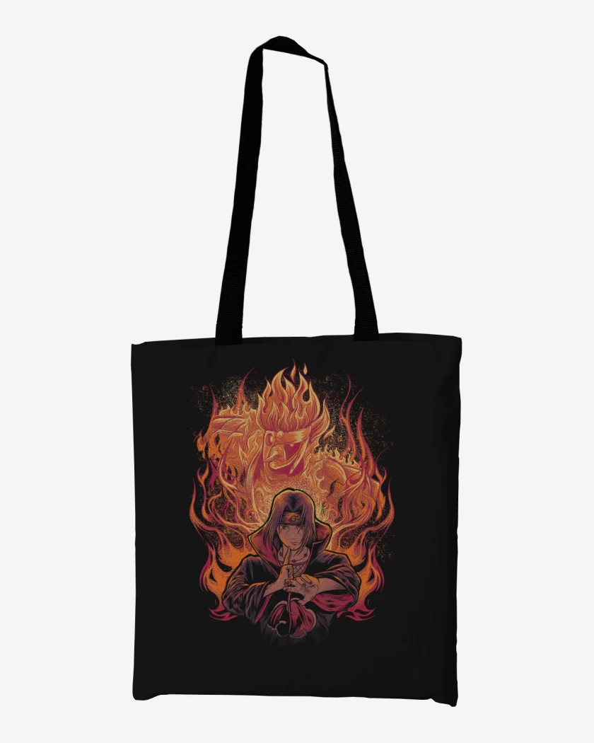 Totebag Negro de Itachi Uchiha