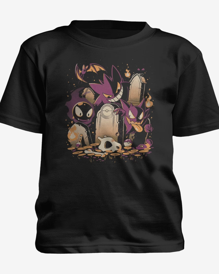 Polera de niño Negro de Lavanda Town