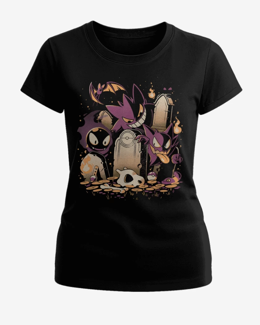 Polera de Mujer Negro de Lavanda Town