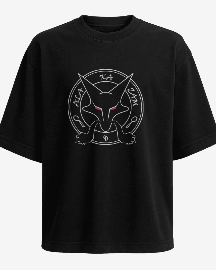 Polera Oversize Negro de Alakazam