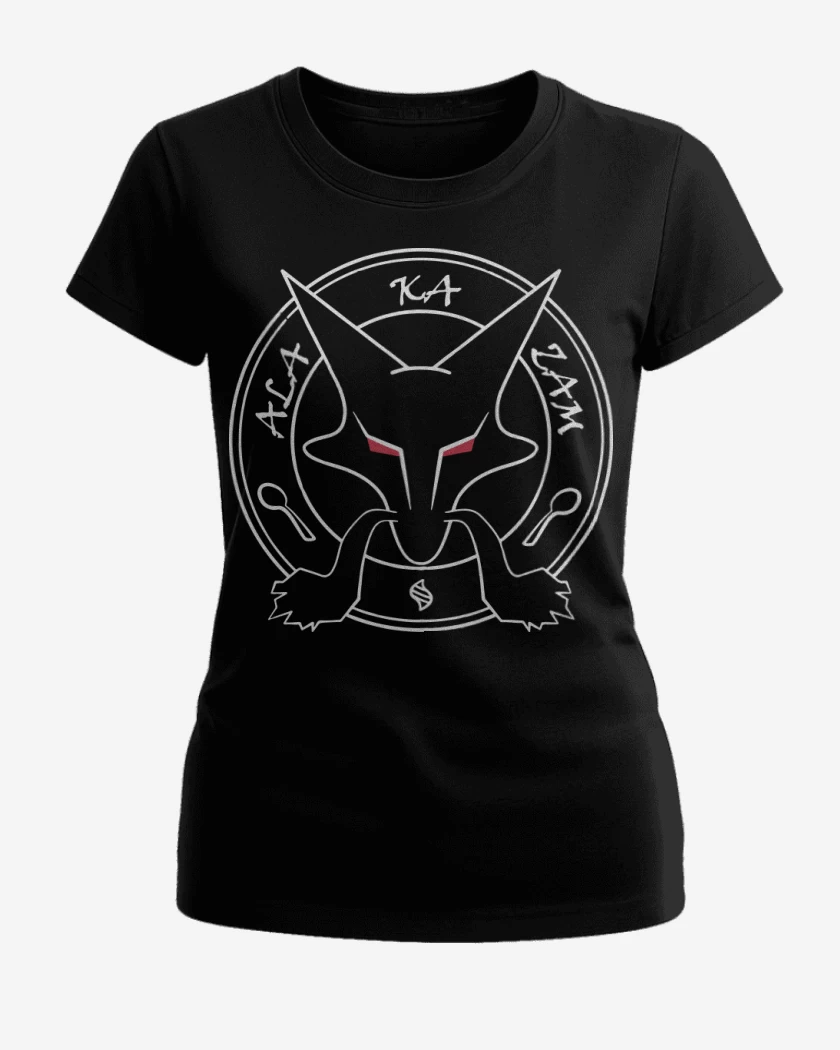 Polera de Mujer Negro de Alakazam