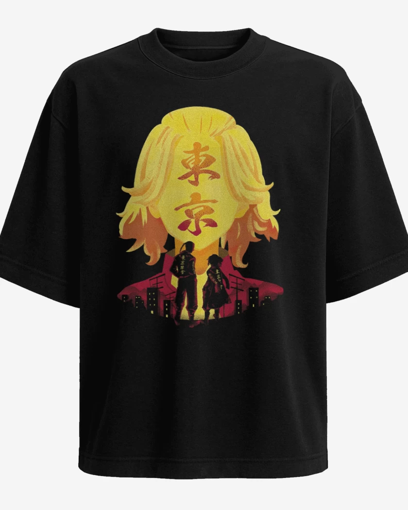 Polera Oversize Negro de Mikey