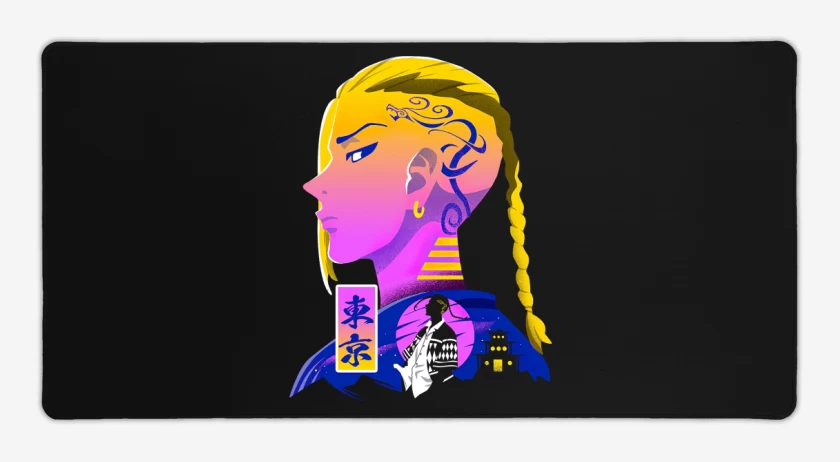 Mouse pad Gamer Negro de Draken