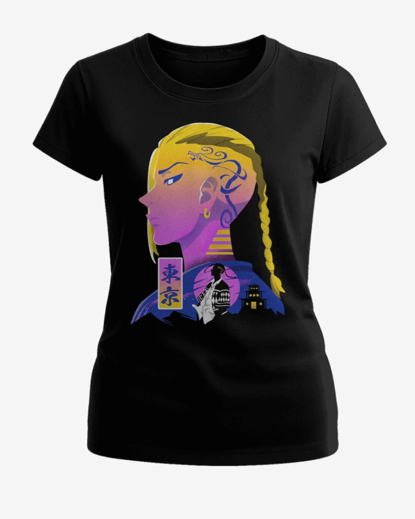 Polera de Mujer Negro de Draken