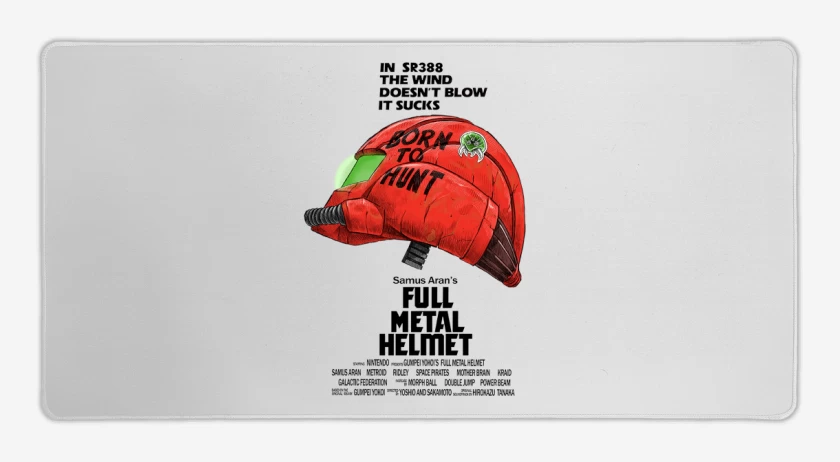 Mouse pad Gamer Full metal helmet