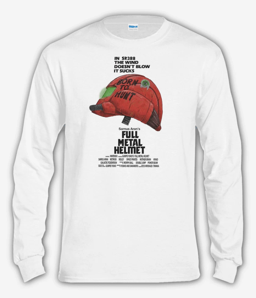 Polera manga larga Full metal helmet