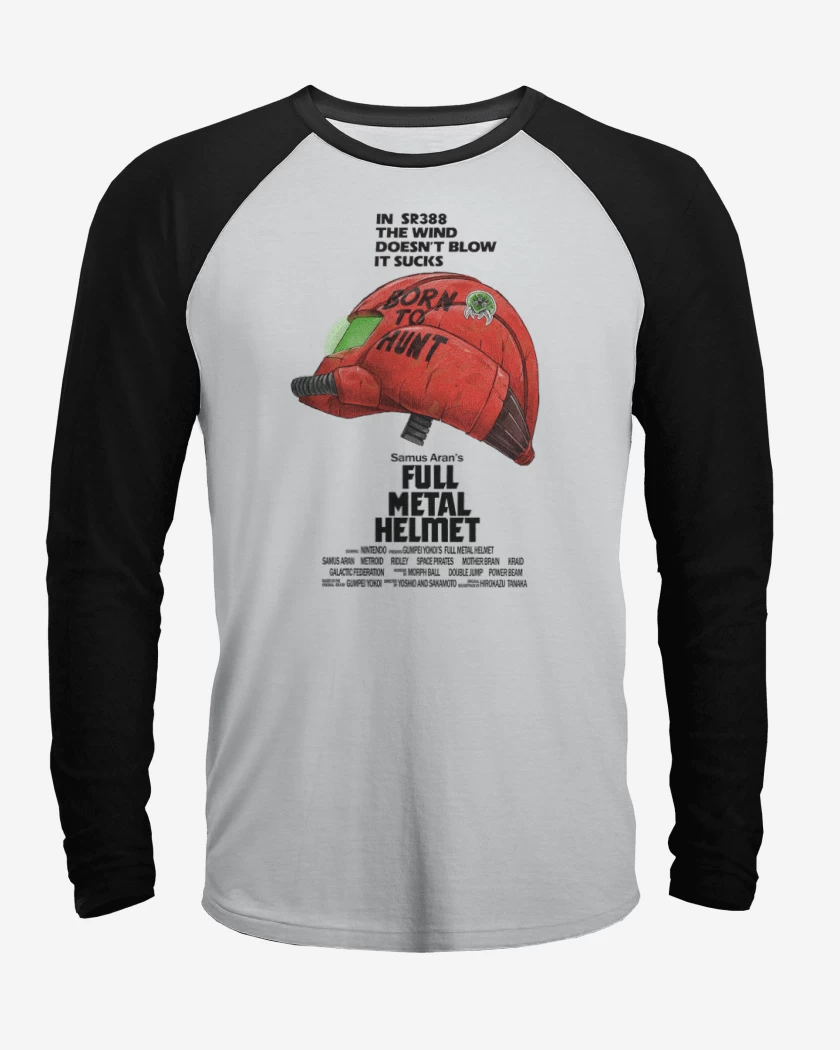 Polera Raglan Full metal helmet