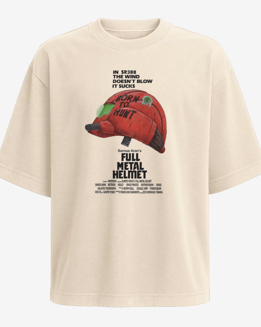 Polera Oversize Full metal helmet