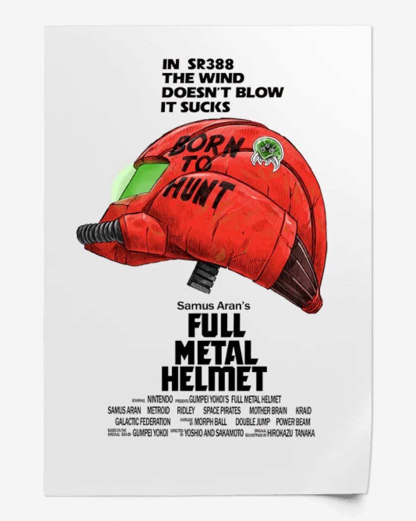 Print Full metal helmet