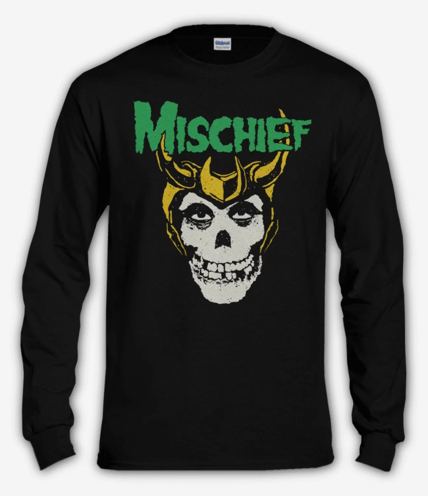 Polera manga larga Negro de Mischief