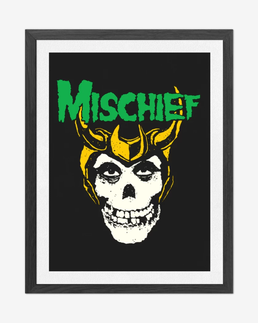 Cuadro decorativo Negro de Mischief