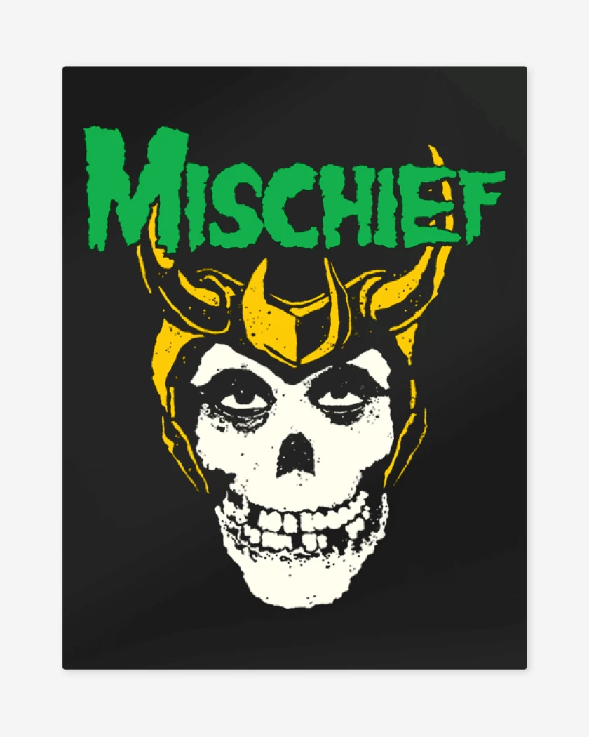 Print metalico Negro de Mischief