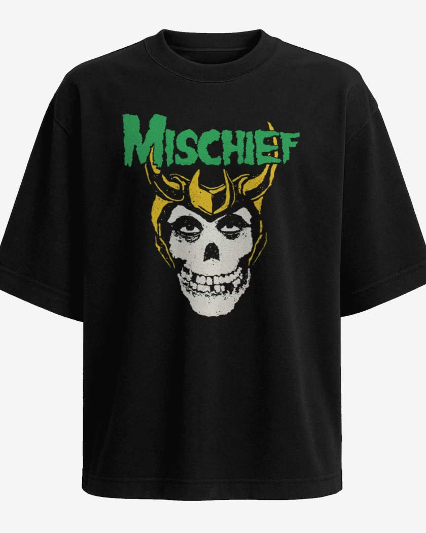 Polera Oversize Negro de Mischief