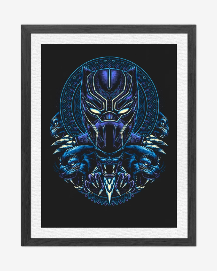 Cuadro decorativo Negro de Black Panther