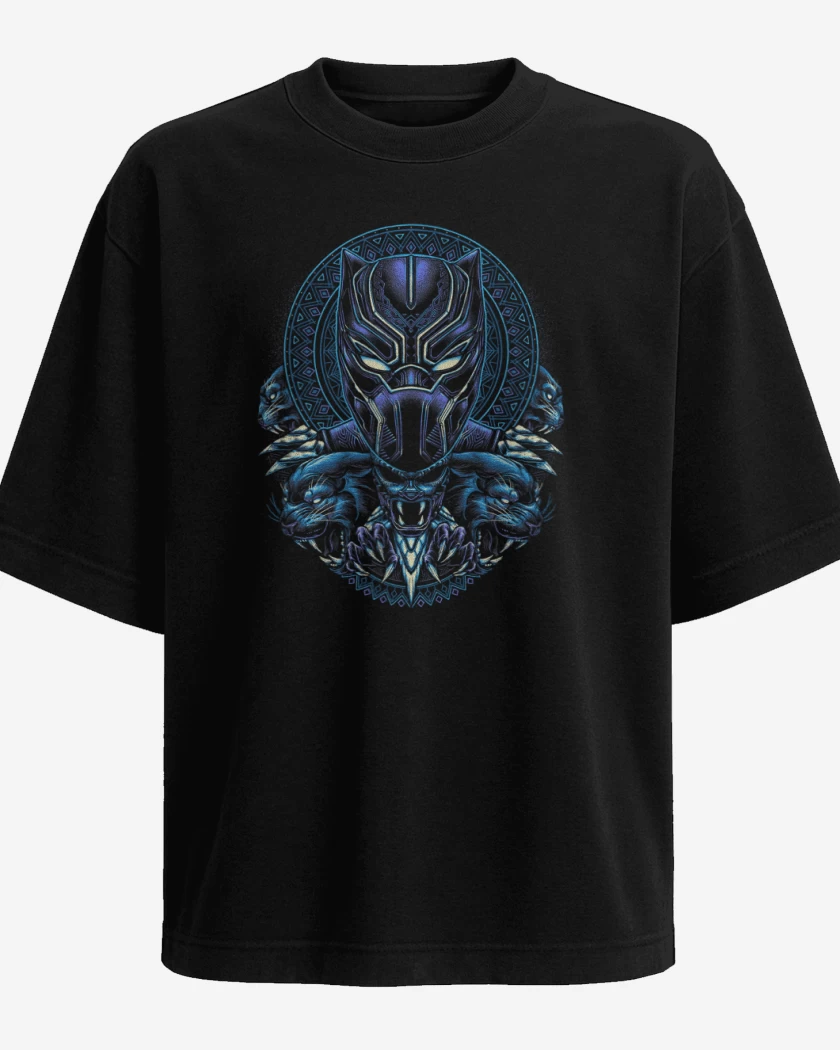 Polera Oversize Black Panther